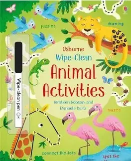 V cudzom jazyku Wipe-Clean Animal Activities - Kirsteen Robson,Manuela Berti