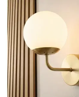 Svietidlá BRILAGI - Nástenná lampa MALIVA 1xE14/15W/230V zlatá/biela 8590828080497