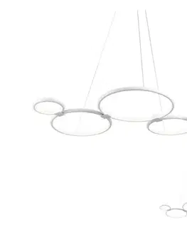 Svietidlá Redo 01-1742 - LED Luster na lanku RADIUS LED/45W/230V biela 01-1742