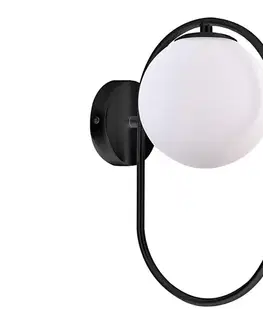 Svietidlá  Nástenné svietidlo CORDEL 1xG9/28W/230V čierna 21-10179