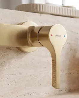 Kúpeľňové batérie REA - Kúpeľňová batéria PREMIUM Maxim Brush Gold REA-B2257