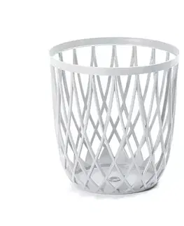 Úložné boxy NABBI IKUB35 plastový univerzálny kôš 35 l biela