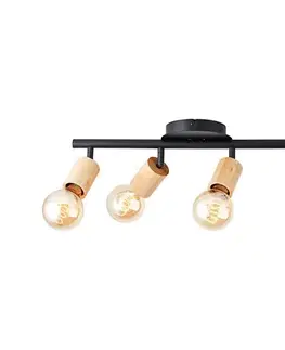Svietidlá Brilliant - Bodové svietidlo 4xE27/28W/230V bambus 99683/76