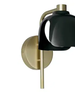 Svietidlá Osram - Nástenné svietidlo DECOR COROLLE 1xG9/20W/230V čierna/zlatá 4058075849020