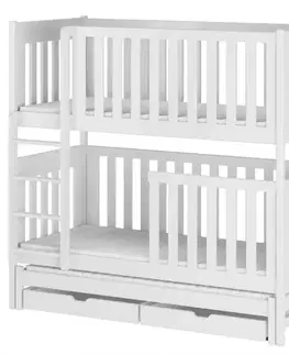 Poschodové postele Posteľ Emilka 80x180 white