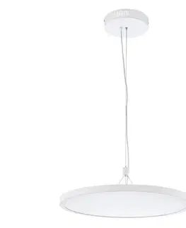 Svietidlá Eglo 33676 - LED RGBW stmievateľný závesný luster na lane CERIGNOLA-C LED/32W/230V biela + diaľkové ovládanie 33676