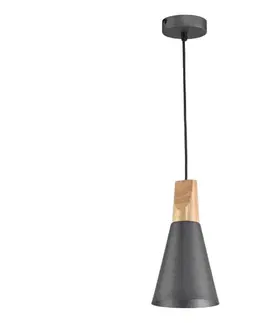 Svietidlá Maytoni P359-PL-140-C-Luster na lanku BICONES 1xE27/60W/230V pr. 14cm šedá/béžová P359-PL-140-C