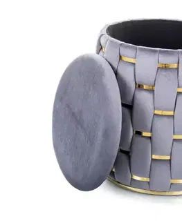 Taburety a podnožky Puf Tiara Velvet
