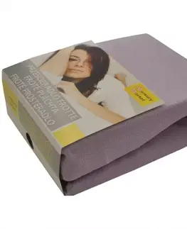 Bytový textil Froté plachta s gumkou 1,8/2,0 kol20 fialová