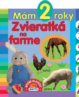 Leporelá, krabičky, puzzle knihy Mám 2 roky - Zvieratká na farme