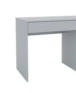 Písacie stoly FIO písací stôl pravý, chinchila grey