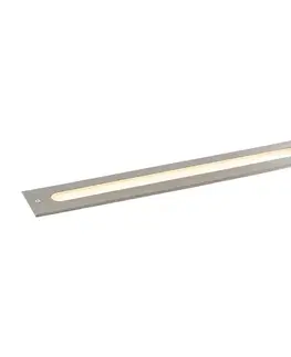 Vonkajšie zápustné svietidlá Moderný zemný reflektor oceľ 50 cm vrátane LED IP65 - Eline