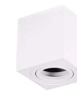 Svietidlá  Bodové svietidlo BIMA 1xGU10/25W/230V hranatý biela ML7012
