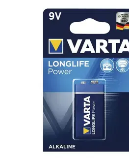 Predlžovacie káble Varta 4922121411 - 1 ks Alkalická batéria LONGLIFE 9V 4922121411