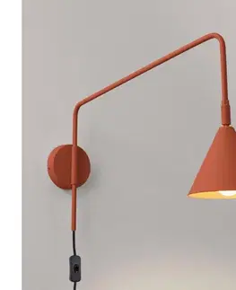 Svietidlá  SL.1701 - Nástenná lampa NOX 1xE14/10W/230V oranžová SL.1701