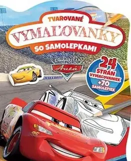 Nalepovačky, vystrihovačky, skladačky Tvarované vymaľovanky: Autá