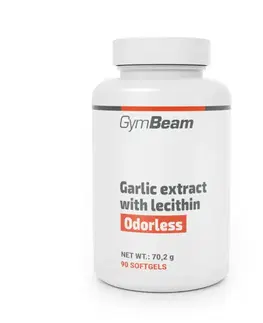 Rastlinné doplnky GymBeam Garlic extract with lecithin