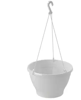 Záhrada Kvetináč W30 30x18 biela