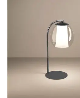Lampy Eglo 390461 - LED stolová lampa MENORCA LED/5,5W/230V + LED/1,6W chróm 390461
