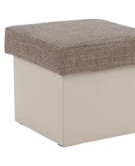 Taburetky NABBI T3 taburetka cappuccino / béžová