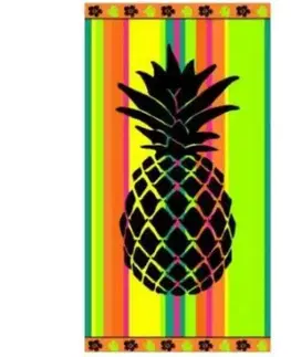 Uteráky Plážová osuška egyptská froté 100% bavlna Ananás 90x170cm TiaHome