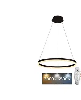 Svietidlá BRILAGI - LED stmievateľný luster na lanku CIRCLE LED/42W/230V 3000-6500K + diaľkové ovládanie BG-J4308/B