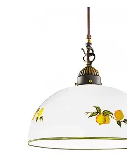 Svietidlá Kolarz 731.32.138 - Luster na lanku NONNA 1xE27/75W/230V pr. 36 cm citróny 731.32.138