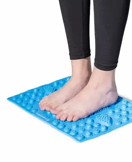 Masážne prístroje Masážna podložka pod chodidlá inSPORTline Tilsipur 39x29 cm modrá