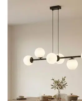 Svietidlá BRILAGI - Luster na lane MALONY 6xE14/20W/230V čierna 8590828080428
