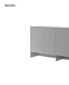 Sektorový nábytok Dig-net nábytok Nadstavec pre sklápaciu posteľ Lenart BED CONCEPT BC-11 | sivá
