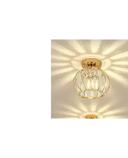 Svietidlá  Stropné svietidlo BELLA 1xE27/40W/230V Ø 20 cm zlaté 295ONA1101