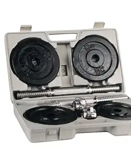 Činky Jednoručky v kufríku inSPORTline set 2x 5-10kg