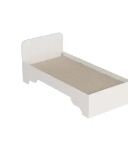Postele Rám jednolôžkovej postele Luses - White