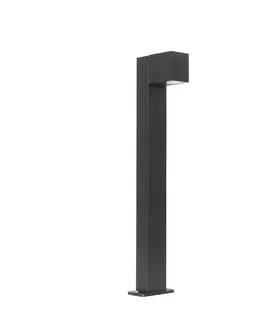 Zahradne stlpove lampy Inteligentná stojaca vonkajšia lampa čierna 65 cm IP44 vrátane Wifi GU10 - Baleno