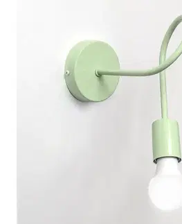 Svietidlá  Nástenné svietidlo OXFORD 1xE27/15W/230V zelené K-2016/1 MT