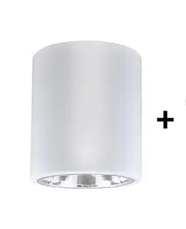Svietidlá  LED Stropné svietidlo JUPITER 1xE27/6W/230V 145x130 mm SA0575+KB0018