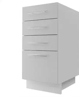 Kuchynské skrinky stojace Skrinka do kuchyne Essen grey D4E/40