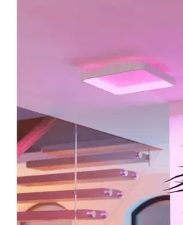 Svietidlá Eglo 901913 - LED RGBW stmievateľné stropné svietidlo LORETELLO-Z LED/20W/230V 35x35cm biela 901913