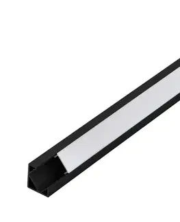 LED osvetlenie Eglo 98964 - Nástenný profil pre LED pásiky CORNER 18x18x2000 mm 98964