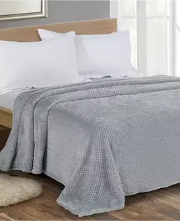 Jednofarebné deky Deka Domi Pg 028 160x210 šedá