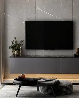 Konferenčné stolíky Televízny stolík Neon Illuminated Anthracite