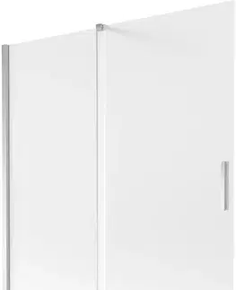 Sprchové dvere MEXEN/S - Velar dvojkrídlová posuvná vaňová zástena 150 x 150, dekor, chróm 896-150-000-31-01