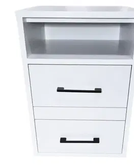Vybavenie skríň Skrinka na kolieskach 2S biela