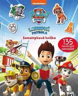 Nalepovačky, vystrihovačky, skladačky Samolepková knižka Labková patrola