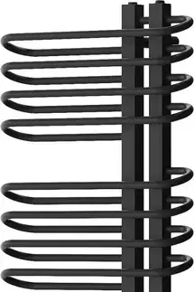 Radiátory do kúpeľne MEXEN - Ops vykurovací rebrík/radiátor 1300 x 550 mm, 694 W, čierna W122-1300-550-00-70