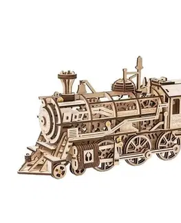 3D puzzle 3D Creative Drevené 3D puzzle Lokomotíva - mechanická