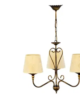 Svietidlá Jupiter 1750 - Luster na reťazi SOFIA 3xE27/60W/230V 1750