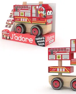 Hrajme sa na povolania J'ADORE Stohovacie hasičské auto J’ADORE