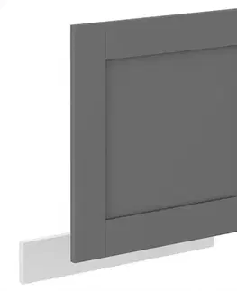 Dvierka a čelá zásuviek pre kuchynske skrinky Dvierka na umývačku Luna dustgrey/biela 570x596