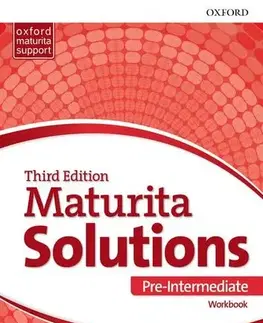 Jazykové maturity Maturita Solutions 3rd Edition Pre-Intermediate - Workbook (SK Edition) - Paul A. Davies,Tim Falla